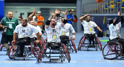 منتخب مصر يتوج بلقب بطولة العالم لكرة اليد للكراسي المتحركة (فيديو)